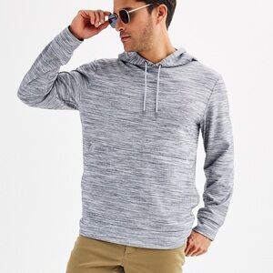 🆕 Men’s Apt.9‎ Pullover Hoodie Light  Gray Size S